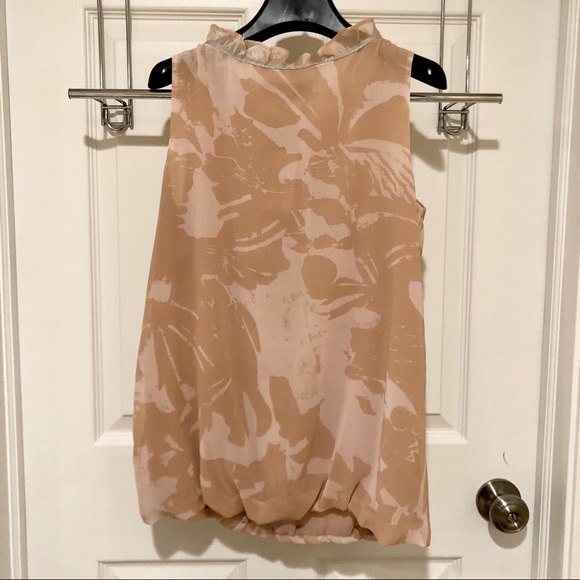 Loft bubble hem ruffle tank NWT XS - Picture 2 of 5